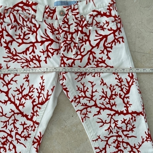 VALENTINO Red Pants - Denim - Picture 9 of 11
